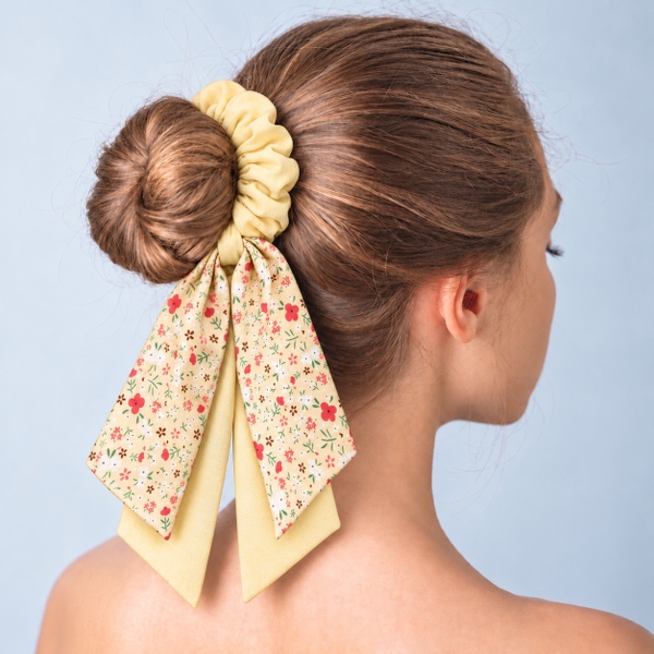 RỪNG HANDMADE - Long Bow Scrunchies in Butter