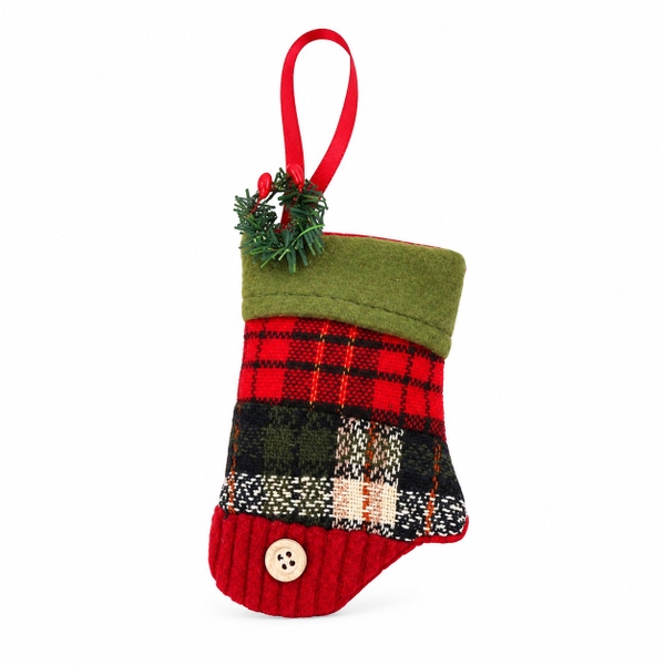 CHRISTMAS - Quilt Ornament in Mitten