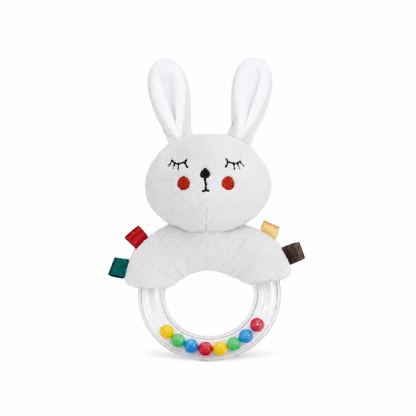 KID & BABY - Cotton Rattle With Colorful Ball in Bunny
