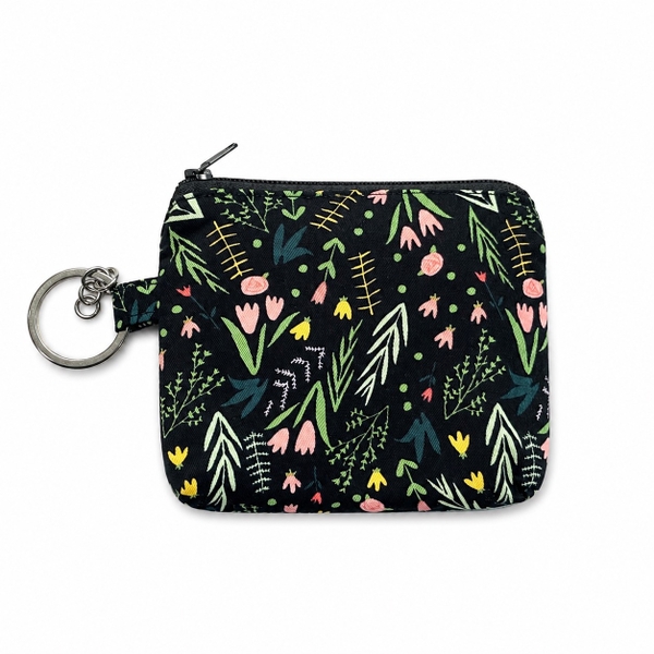 RUNG HANDMADE - 'Tulip' Wallet Keychain With Zipper