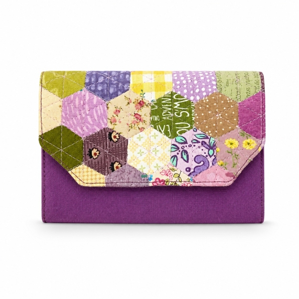 RỪNG HANDMADE - Hand Sewn Wallet in Purple