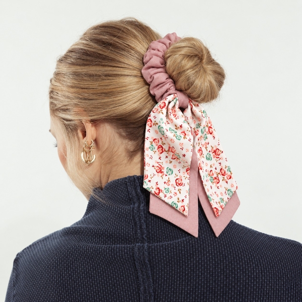 RỪNG HANDMADE - Long Bow Scrunchies in Mauve