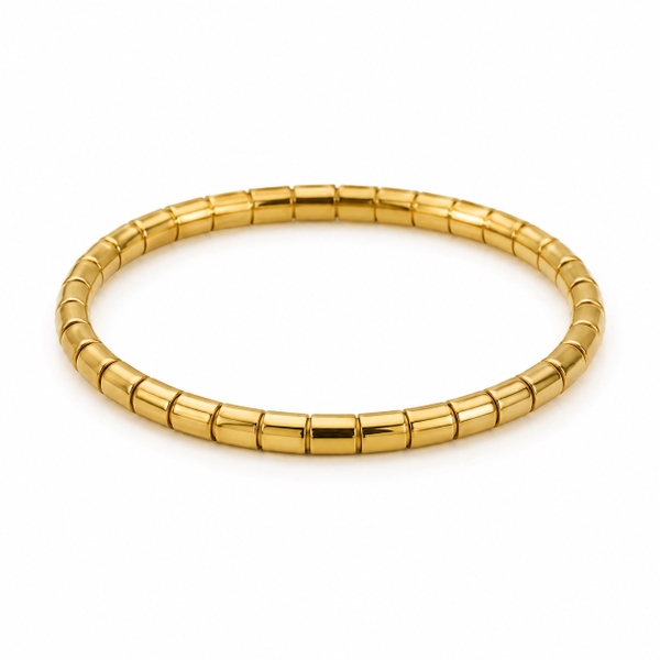 MIALIE - 18K Gold Plated Beaded Bracelet