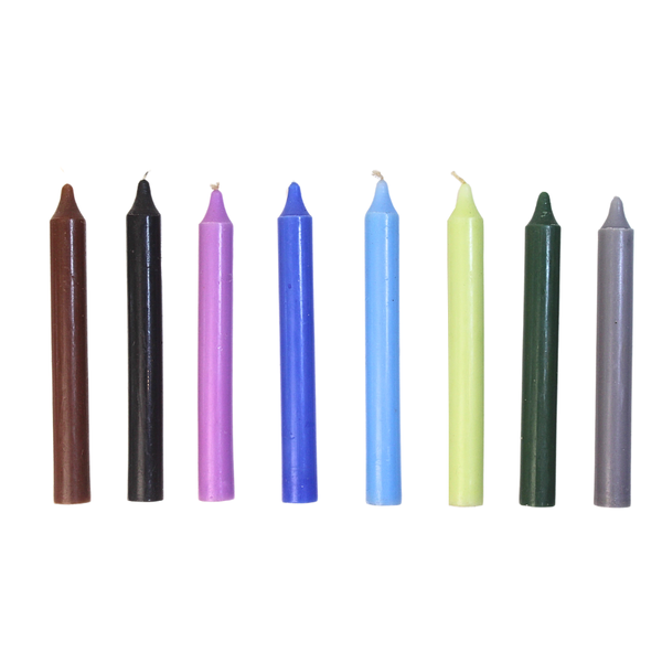Tapered Candle 15cm - Lime