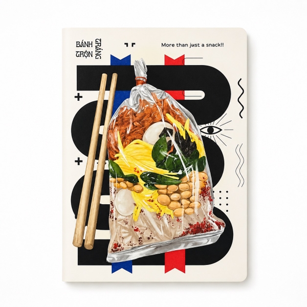 XLAND - 'More Than Just A Snack!' Glitter Notebook
