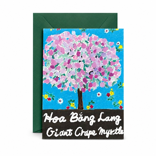 AYAKO AKAI - ‘Giant Crepe Myrtle' Greeting Card