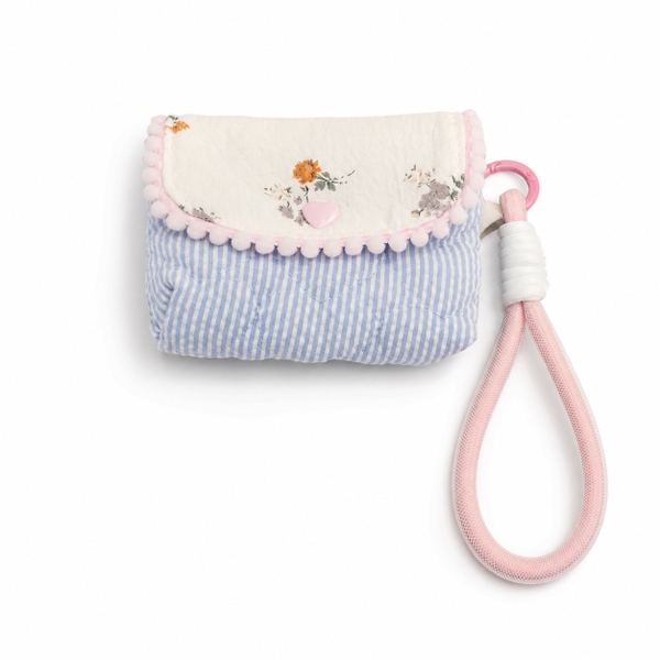 Mini Purse - Stripe Blue