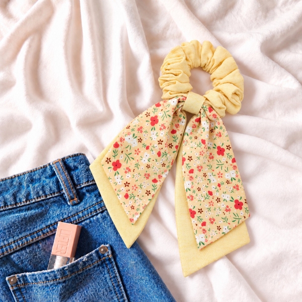 RỪNG HANDMADE - Long Bow Scrunchies in Butter