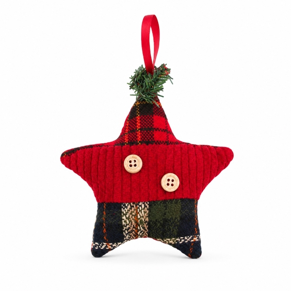 CHRISTMAS - Quilt Ornament in Star