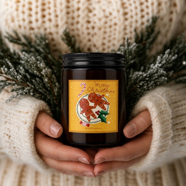 XOAXOA - 'Gingerbread Man' Christmas Scented Candle