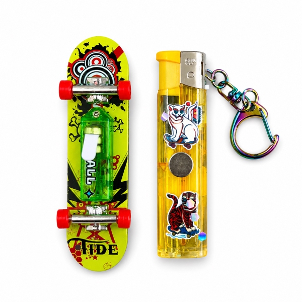 XLAND - Skateboard Lighter in Yellow