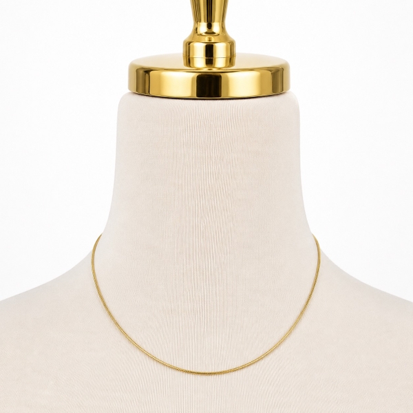ROUGE - 18K Gold Plated Basic Chain Necklace