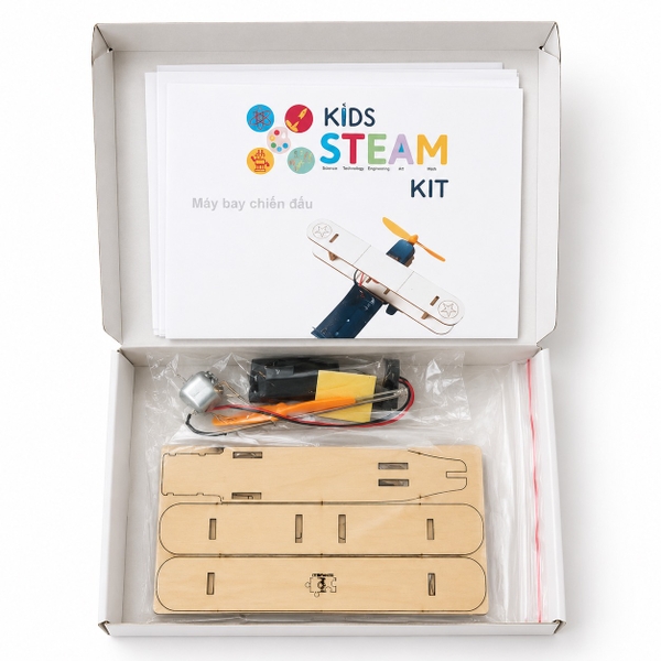 Kids Steam - Plane Puzzle Kit