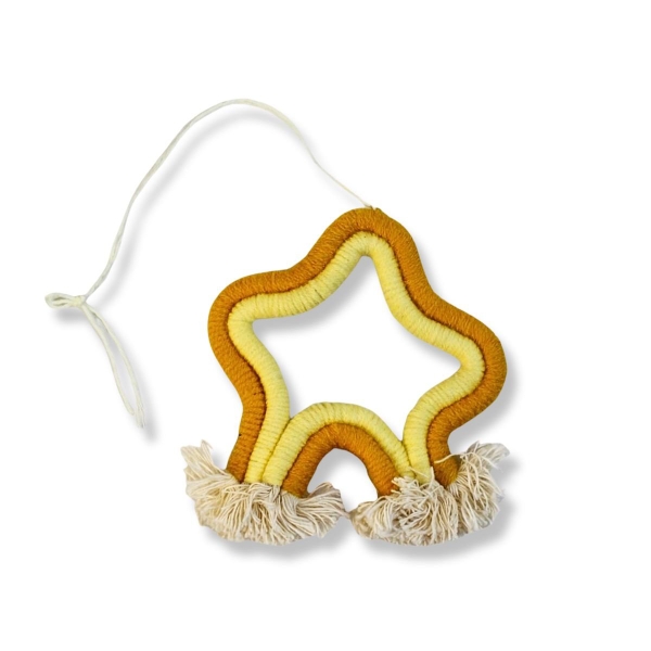 Christmas Ornament - Macrame Star