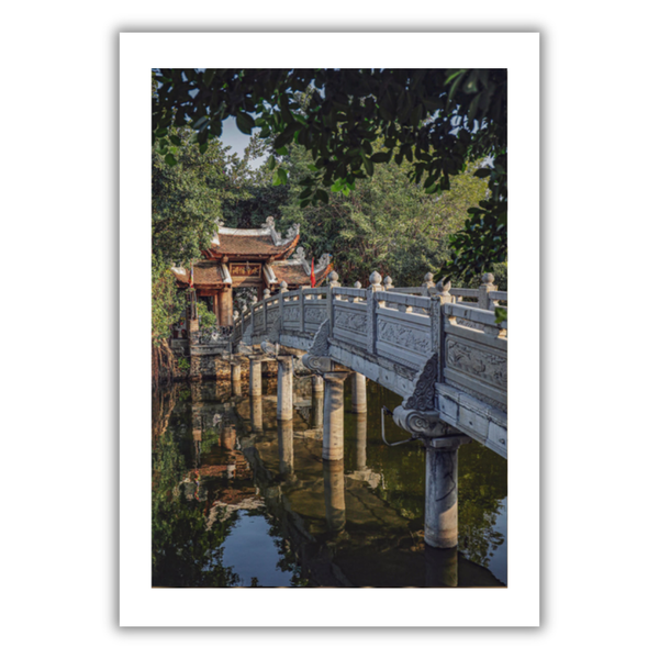 MARCUS LACEY - 'Ancient Puppy Temple' Art Print
