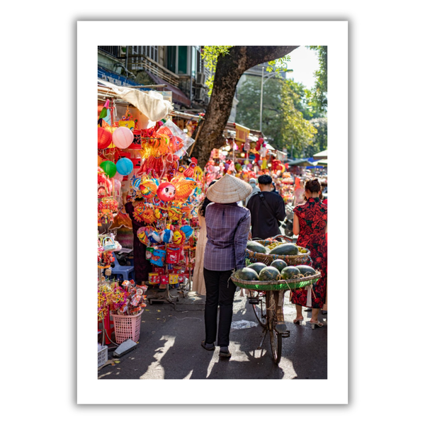 MARCUS LACEY - 'Watermelon Bike In Hang Ma' Print