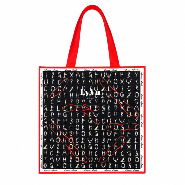 LY VU -  “Woman Words” Tote Bag