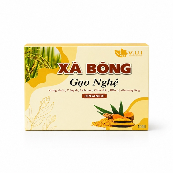 VUI Natural Cosmetic - Rice & Ginger Soap