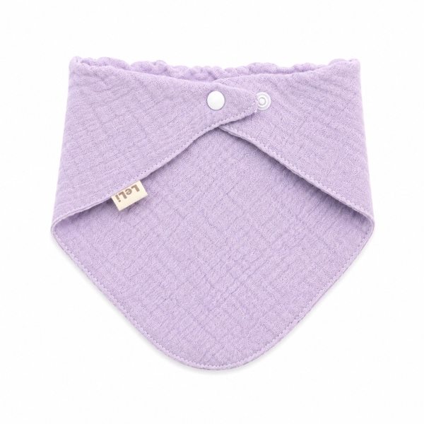 Muslin Bib For Babies - Lilac