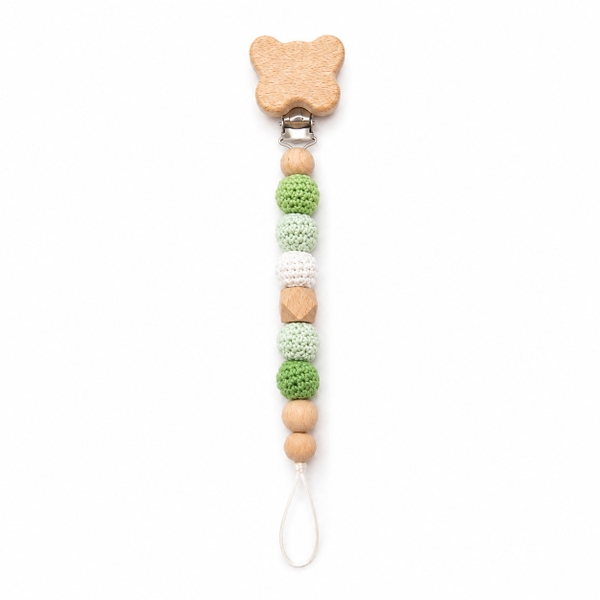 Baby Macrame Pacifier Holder - Butterfly