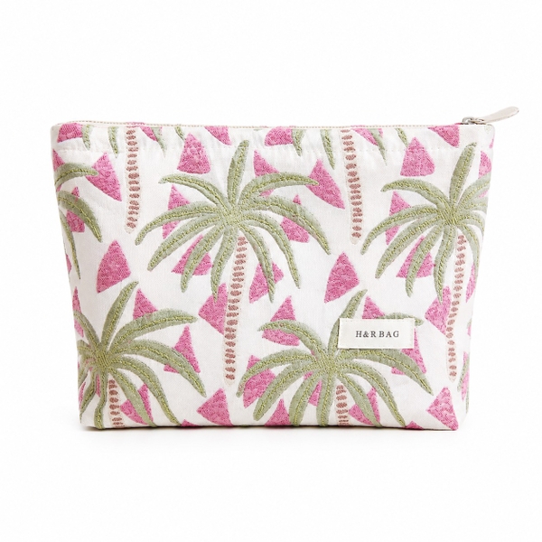 Make Up Purse - Pink Palm Tree
