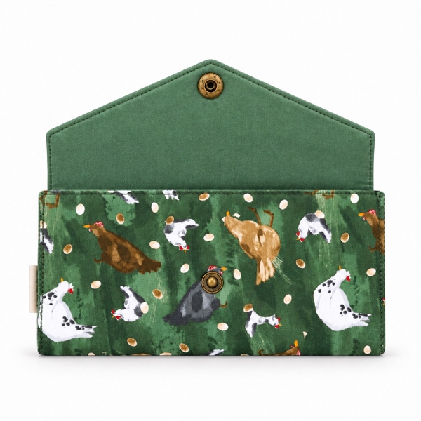 RỪNG HANDMADE - 'Chicken Meadow' Long Fabric Wallet