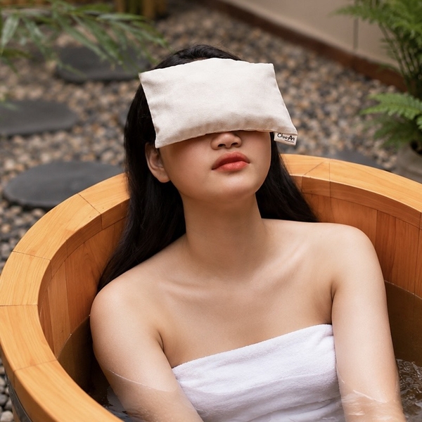 CHÚC AN - Herbal Herb Eye Pillow in Beige