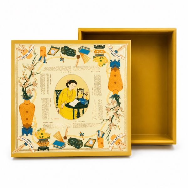 LA'ARTISAN - 'Sương Nguyệt Anh' Gold Plated Lacquer Box