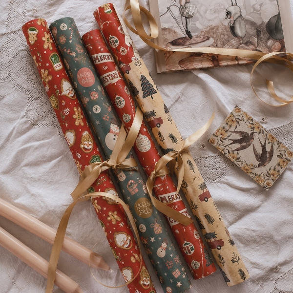 TIỆM CÁ TRỨNG - 'Cookie Wonderland' Christmas Wrapping Paper