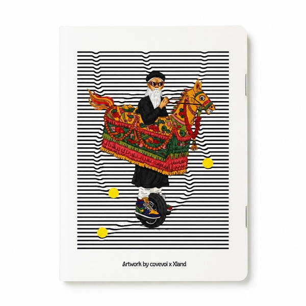 XLAND - 'Dance Through The Labyrinth' Glitter Notebook