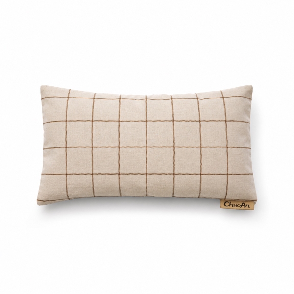 CHUC AN HEALING HERBS - Herbal Eye Pillow in Beige Gingham
