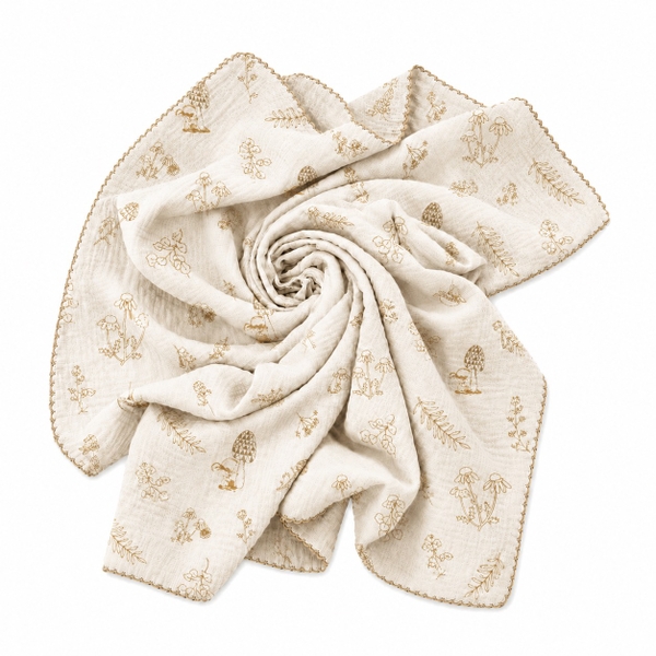 Muslin Blanket For Babies - Bunny in The Forest