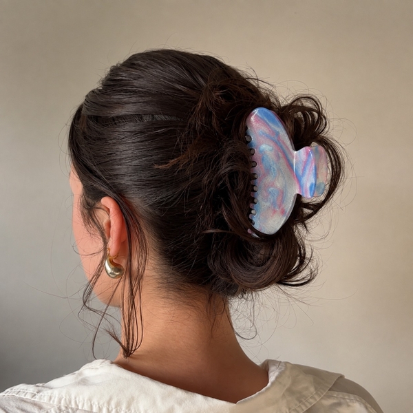 HAIR ACCESSORY - Heirloom Hair Claw in Shimmer Sunset Coastal