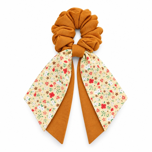 RỪNG HANDMADE - Long Bow Scrunchies in Terra Cotta