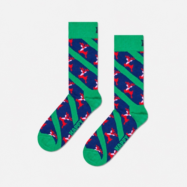 CHRISTMAS - 'Reindeer Parade' Holiday Crew Socks