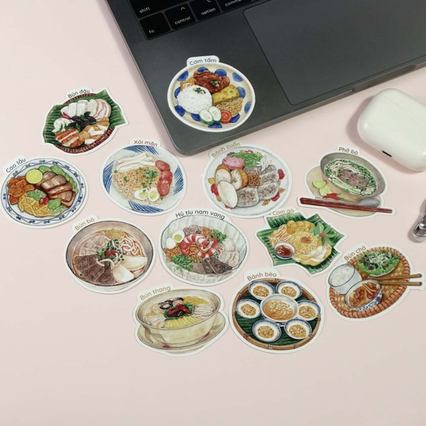 PHANHSHI STUDIO - ‘Northern - Central - Southern’ Diecut Sticker Pack
