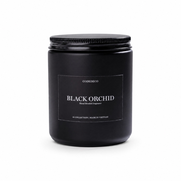 CODEDECO - ‘Black Orchid’ Scented Candle