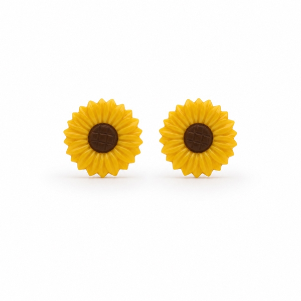 ELI & LOU - Clay Earrings in Yellow Daisy