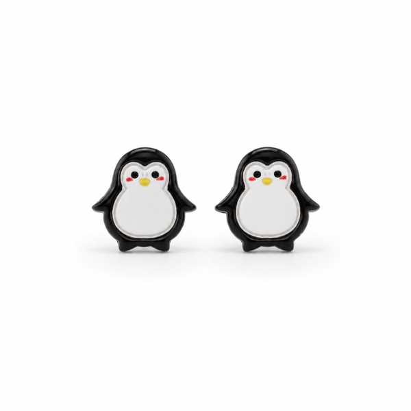 ELI & LOU - Clay Earrings in Penguin