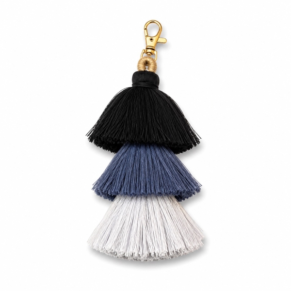 Handmade Tassel Charm in Black