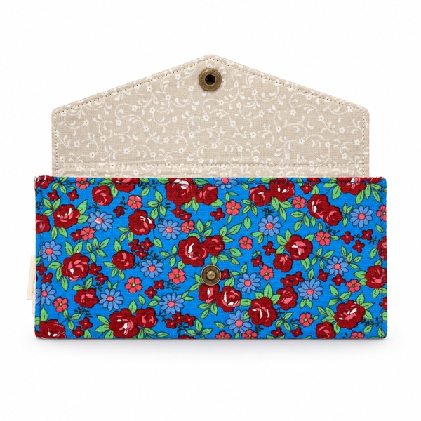 RỪNG HANDMADE - 'Rose Garden' Long Fabric Wallet