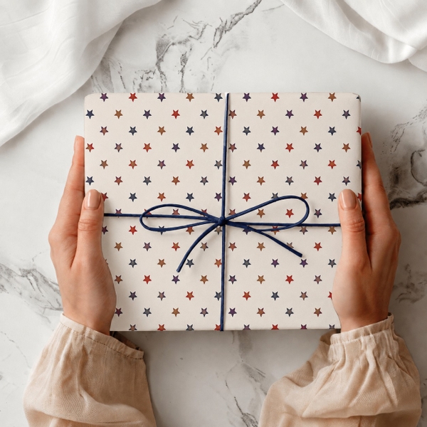 TIỆM CÁ TRỨNG - 'Colorful Star' Wrapping Paper