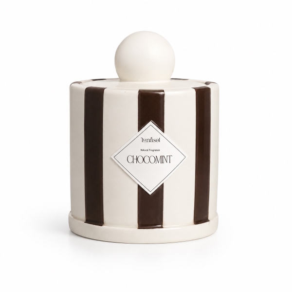 LUNASOL - 'Chocomint' Scented Candle