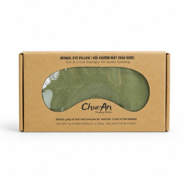 CHUC AN HEALING HERBS - Herbal Eye Pillow in Green