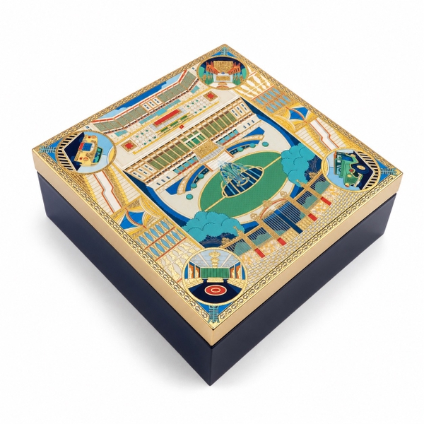 LA'ARTISAN - 'Dinh Độc Lập / The Independence Palace' Gold Plated Lacquer Box