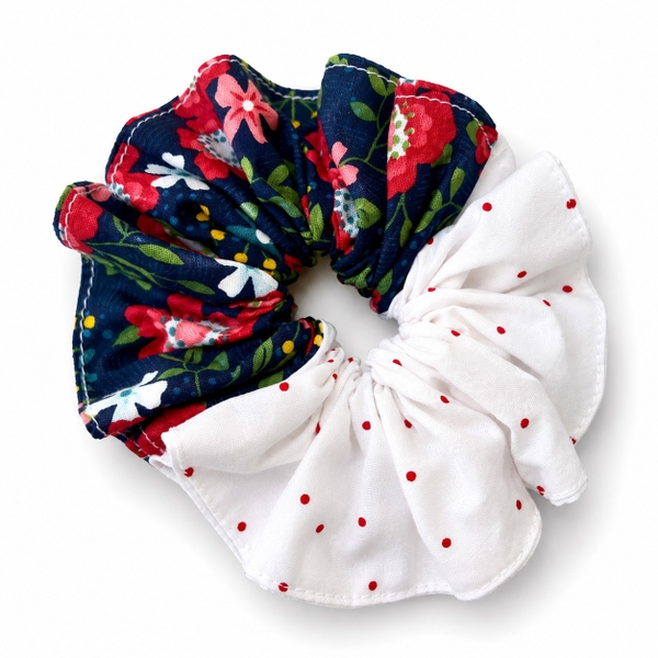 RUNG HANDMADE - Cotton Quilted Scrunchie