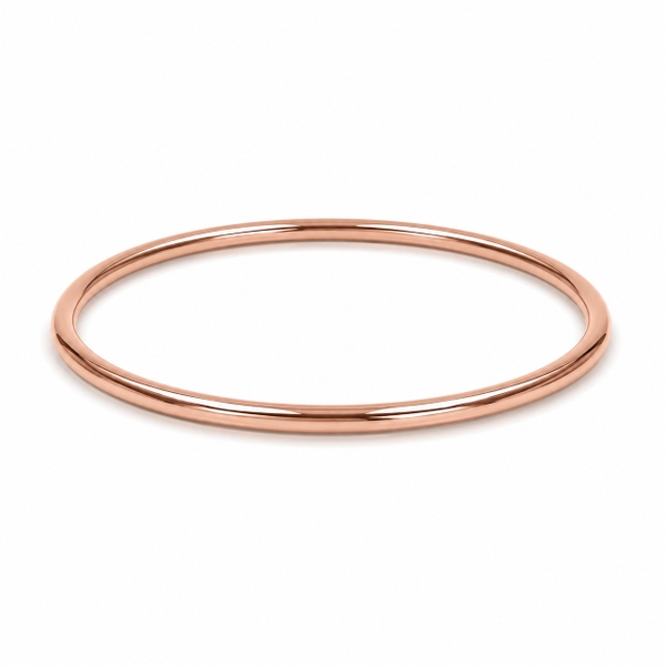 AZIET -  Buffalo Horn & Lacquer Bangle in Solid Rose Gold