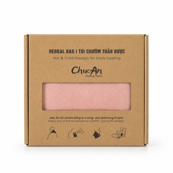 CHUC AN HEALING HERBS - Large Herbal Bag In Pink