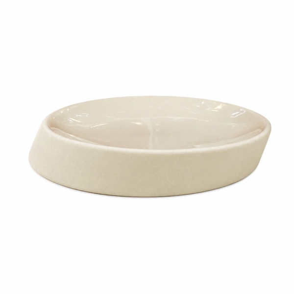 BAT TRANG -  Ceramic Basic Thick Tray In Beige