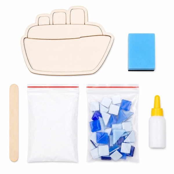 May Art & Craft - ‘Boat’ Mosaic DIY Kit